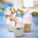 Ausstecher mit Kolben in Blumenform Set 4 Stück Kunststoffformen für Fondant zur Dekoration von Torten und Desserts Blüten von 7 bis 20 mm 5