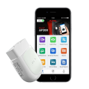 Autel MaxiAP AP200 Bluetooth OBD-II diagnostická čítačka kódov kompletná systémová diagnostika 6 servisných funkcií biela pre autá do roku 2017 2