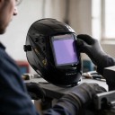 Auto-Darkening Welding Helmet UN9K 4 Sensors Viewing Area 100 x 97 mm True Colour Optics 1/1/1/1 For ARC MIG and Plasma 5