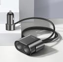 Auto-Ladegerät 2x USB mit Zigarettenanzünderadapter für mehrere Geräte gleichzeitig Eingang 12 bis 24 V Ausgang 5 V 3,1 A Aluminiumlegierung 3