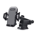 Auto mobiele telefoonhouder met zuignap telescopische arm 12,2-23,7 cm 360° draaibaar gewricht verstelbare hoek dashboard glas 1
