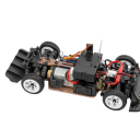 Auto RC WLtoys 284131 1:28 4WD 2.4G 30 km/h Mini camioncino da corsa fuoristrada drift con luci LED 18 min di guida 100 m di portata Struttura in lega 4