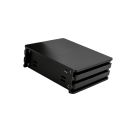 Auto versterker 4-kanaals 60 W x 4 maximaal vermogen 240 W 12 x 10 x 4 cm klasse A/B zwart voor Android autoradio's subwoofers en luidsprekers 2
