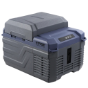 Autochladnička přenosná lednice 12 l 460×328×319 mm modro šedá kompaktní do auta na cestování výlety i kempování 1