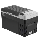 Autochladnička přenosná lednice 25 l 586×320×370 mm černo šedá kompaktní do auta na cestování kempování i delší jízdy 1