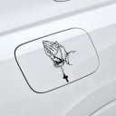 Autocolant colorat pentru mașină gest laser de rugăciune cu cruce Autocolant pentru caroserie și sticlă Decorațiune auto Varianta de culori 5