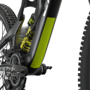Autocolant de protecție pentru cadrul bicicletă 40x7x2 cm Protecție împotriva zgârieturilor Husă antiderapantă cu imprimeu de șarpe Apărătoare de lanț Bicicletă de șosea 2