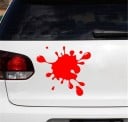 Autocolant pentru mașină - pată de cerneală 10
