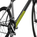Autocolante de proteção para quadro de bicicleta 40x7x2 cm Protetor antiderrapante contra riscos Capa para quadro e corrente Bicicleta 10