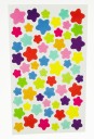 Autocolante decorative inimă colorată, stea, cerc - 6 frunze 4