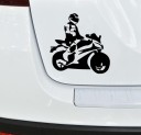 Autocolante - motociclista 2