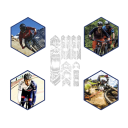 Autocolante protetor 3D para bicicleta 38x23x1 cm Autocolante removível contra riscos Bicicleta de montanha Bicicleta de estrada Proteção do quadro 2