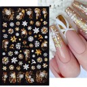 Autocolantes 3D de Natal para unhas N984 2