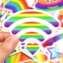 Autocolantes Arco-Íris 50 un 4