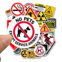 Autocolantes de aviso 50 un 5