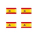 Autocolantes de bandeiras de países 4 unid 5