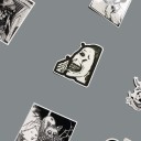 Autocolantes de Horror 56 unid 5