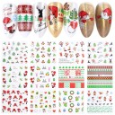 Autocolantes de Natal para unhas 12 pcs 4
