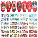 Autocolantes de Natal para unhas 12 pcs 6