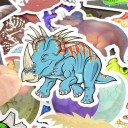 Autocolantes dinossauros 50 unid E314 3