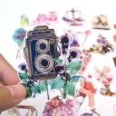 Autocolantes flores 22 unid A1799 2