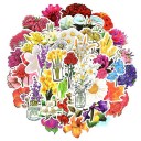 Autocolantes flores 50 pcs 1
