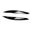 Autocolantes para faróis 3D efeito 2 pcs ABS brilhantes autocolantes decoração das luzes do carro para modificar a aparência da carroçaria 1