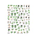 Autocolantes para unhas P3353 18