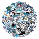 Autocolantes tubarão 50/100 un 1