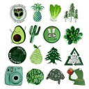 Autocolantes verdes 50 unid 3