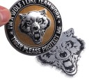 Autocollant 3D loup 1