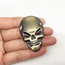 Autocollant 3D tête de mort 6