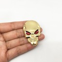 Autocollant 3D tête de mort 8