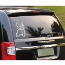 Autocollant bulldog français 3