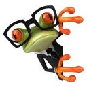 Autocollant de grenouille 4