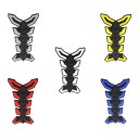 Autocollant de moto - squelette de poisson 2