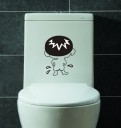 Autocollant de salle de bain humoristique J3482 8