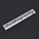 Autocollant de voiture Autobiography 5