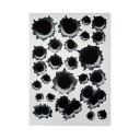 Autocollant de voiture perforations 6