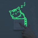 Autocollant lumineux au-dessus de l'interrupteur 6