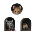 Autocollant mural souris 3 pcs 1