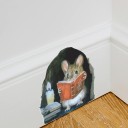 Autocollant mural trou de souris 5 pcs 2