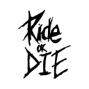 Autocollant pour cadre de vélo 5,6 x 8 cm Design Ride or Die Décoration de moto Autocollant résistant pour vélo Style street Tuning 2