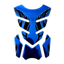 Autocollant pour réservoir de moto 220 x 150 mm Film de protection contre les rayures Aspect carbone 3D Design sportif Accessoire moto 4