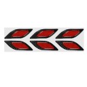 Autocollant réfléchissant 6 pcs 8