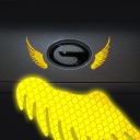 Autocollant réfléchissant ailes d'ange 2 pcs 6