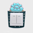 Autocollant sous interrupteur avec cactus 3