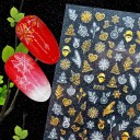 Autocollants 3D de Noël pour ongles 2