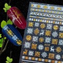 Autocollants 3D de Noël pour ongles 3