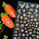 Autocollants 3D de Noël pour ongles 4